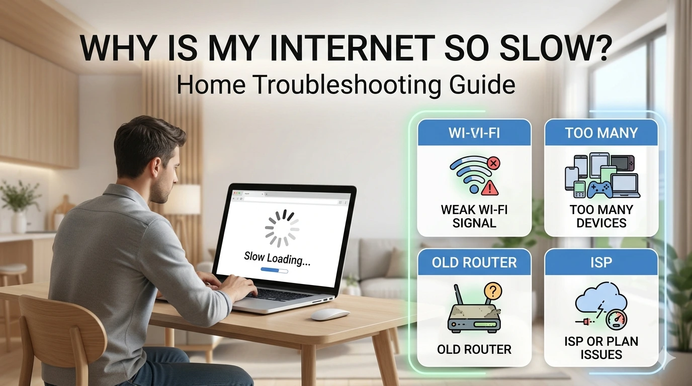 Why Is My Internet So Slow? Home Troubleshooting Guide