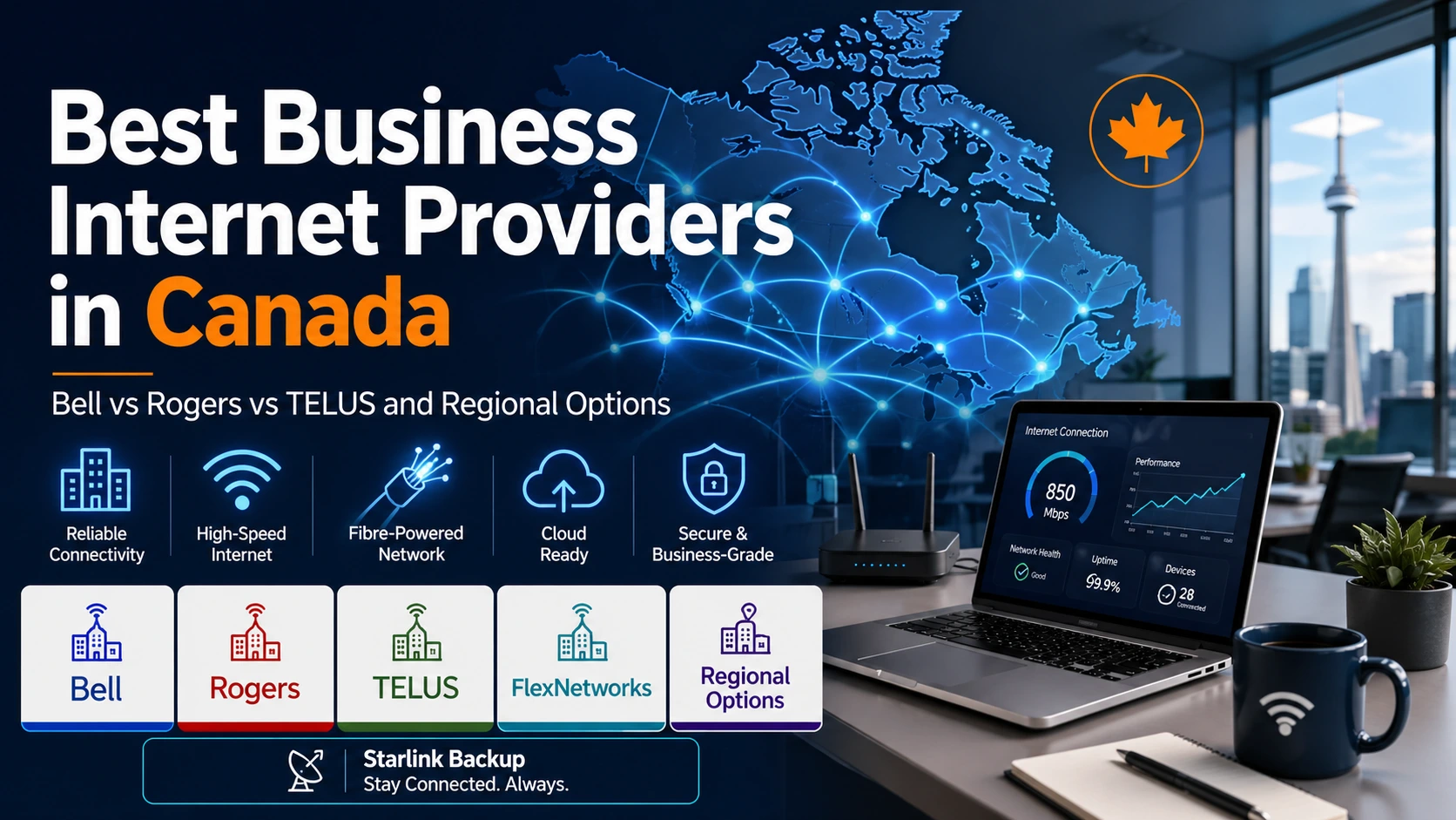 business Internet provides in Canada